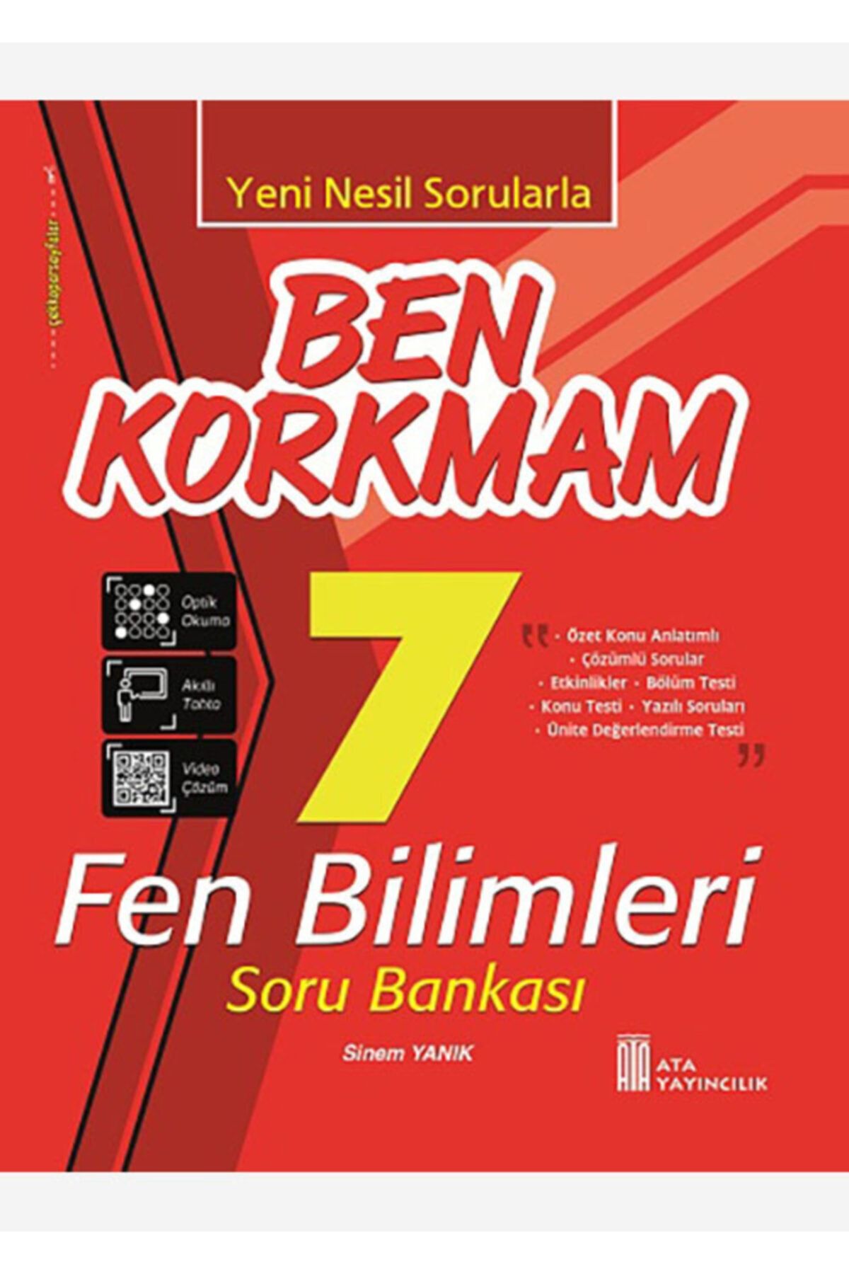 Ata Yayıncılık 7. Sınıf Ben Korkmam Fen Bilimleri Soru Bankası Ata Yayınları