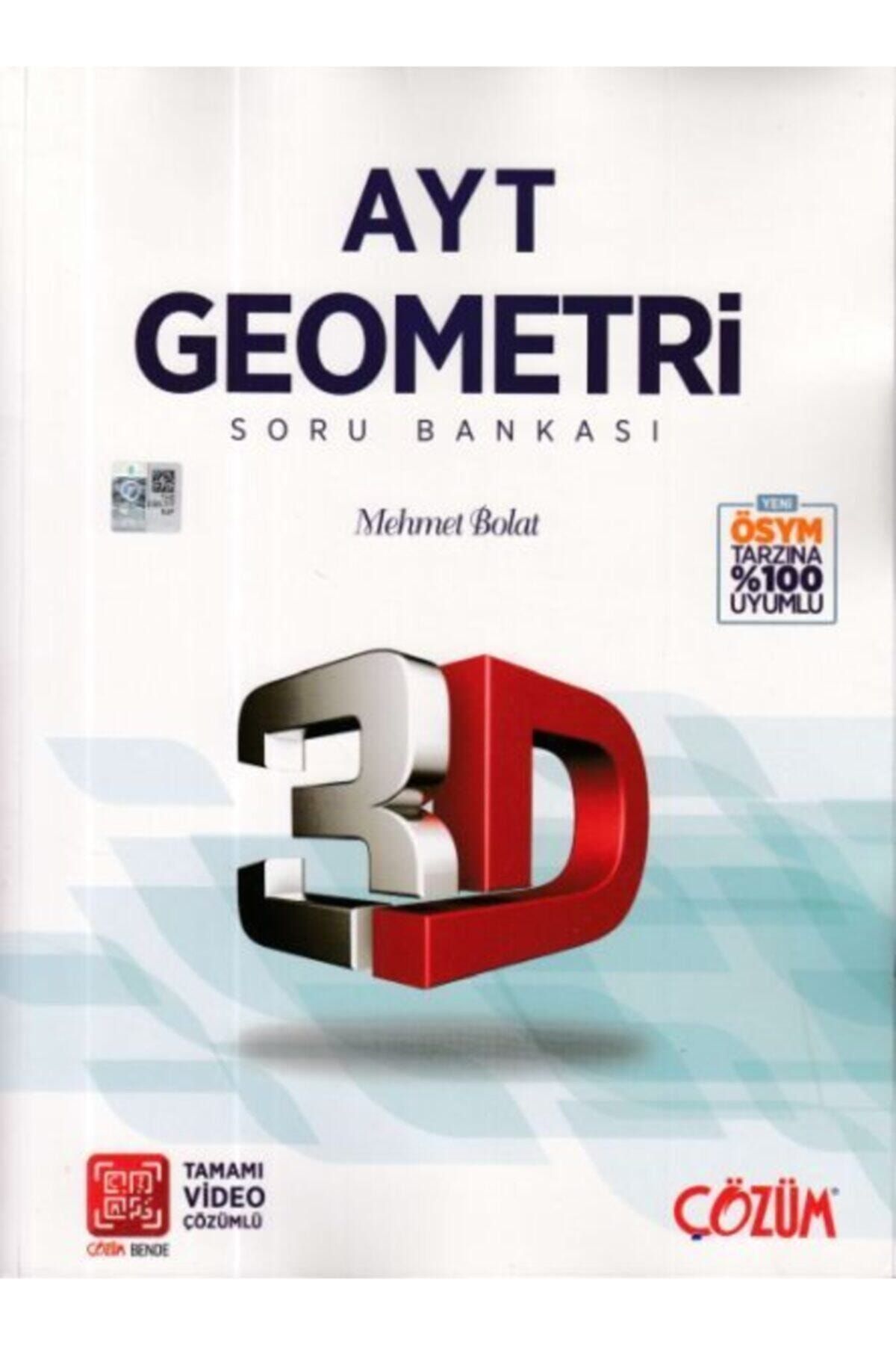 Çözüm Yayınları 3d Ayt Geometri Soru Bankası 2023