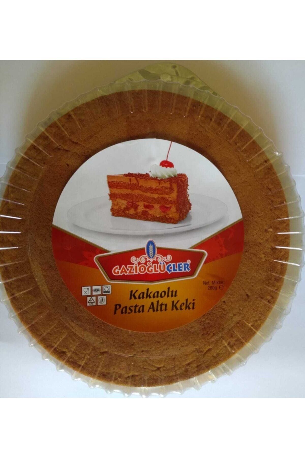 GAZİOĞLU ÜÇLER Pasta Altı Tabanı Keki 280 gr Kakaolu