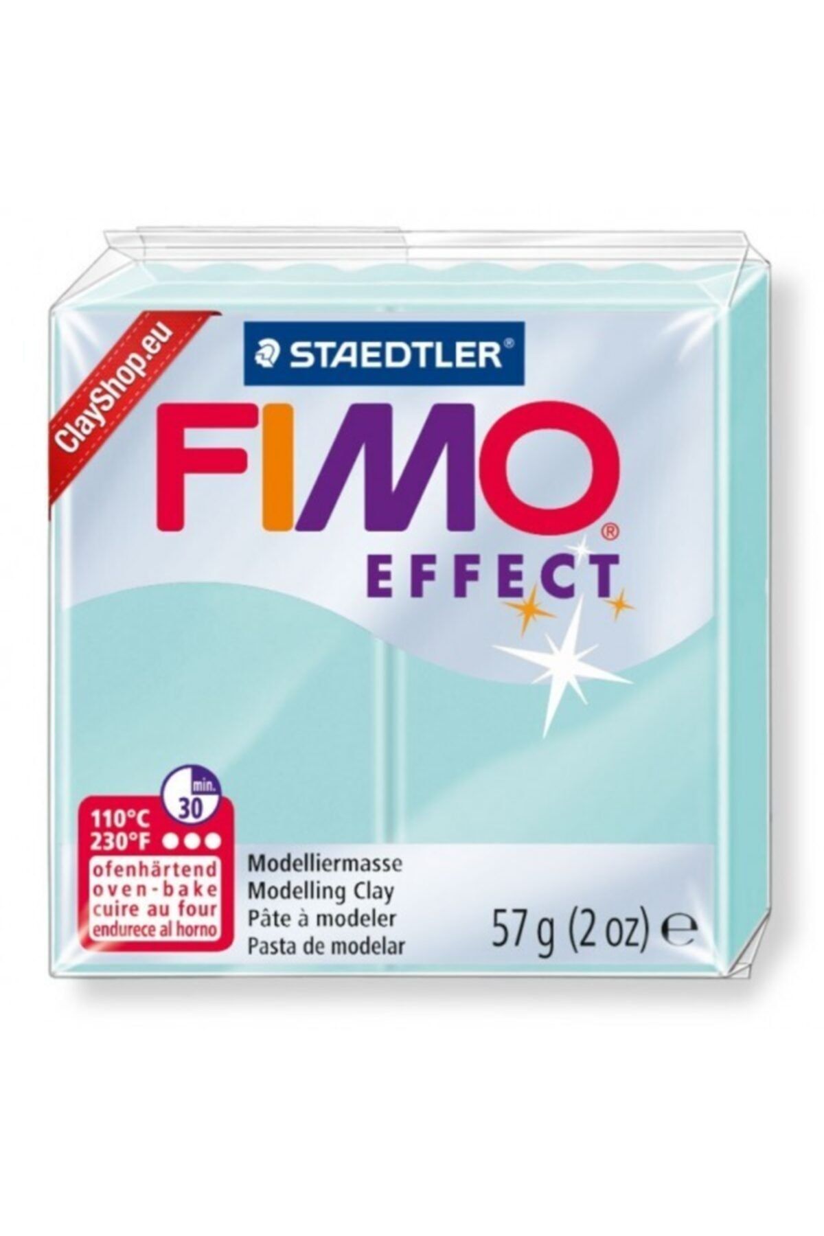 Staedtler Fimo Effect Polimer Kil 57 gr 505 Mint (PASTEL)
