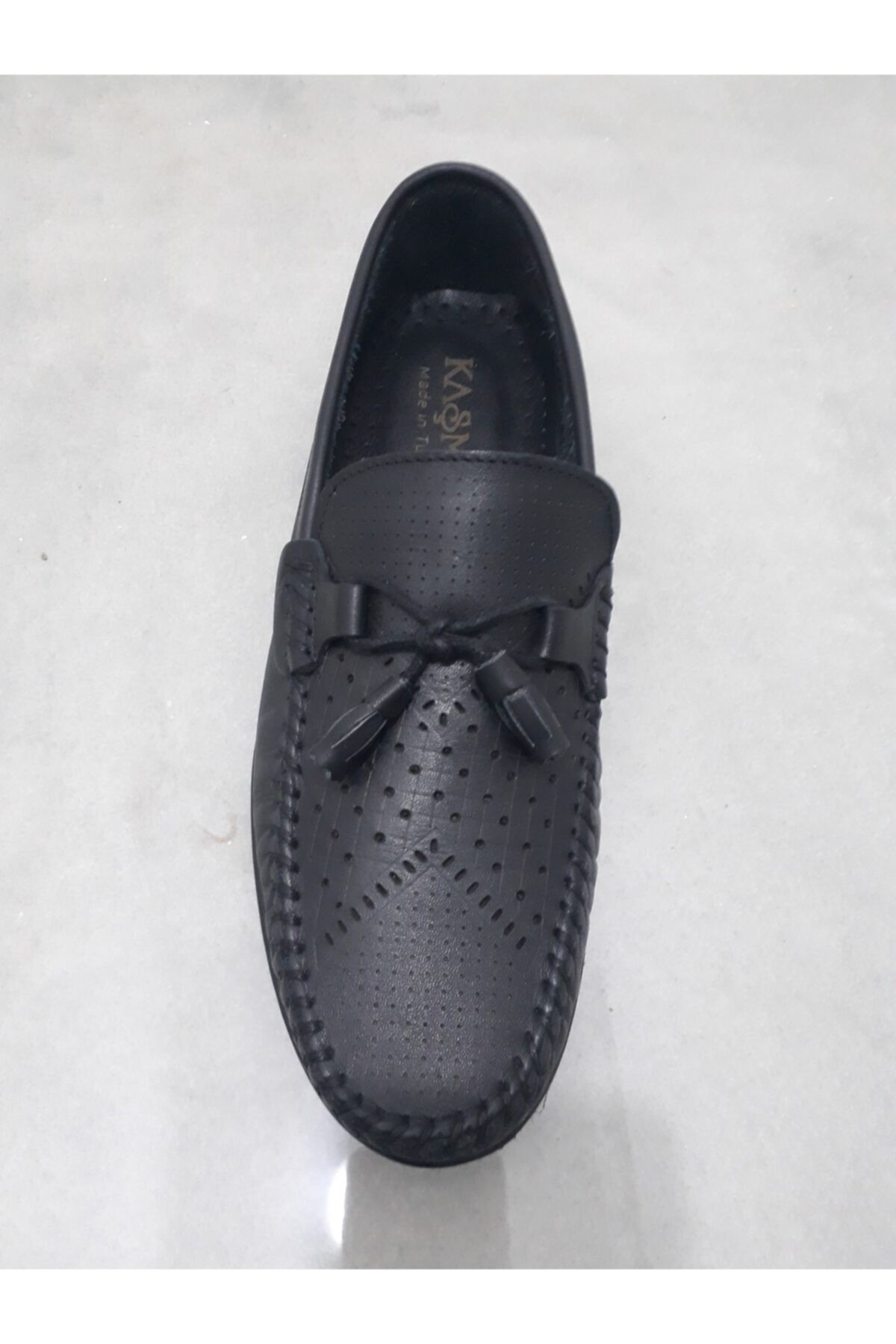 Kaşmir Erkek siyah Loafer Ayakkabı