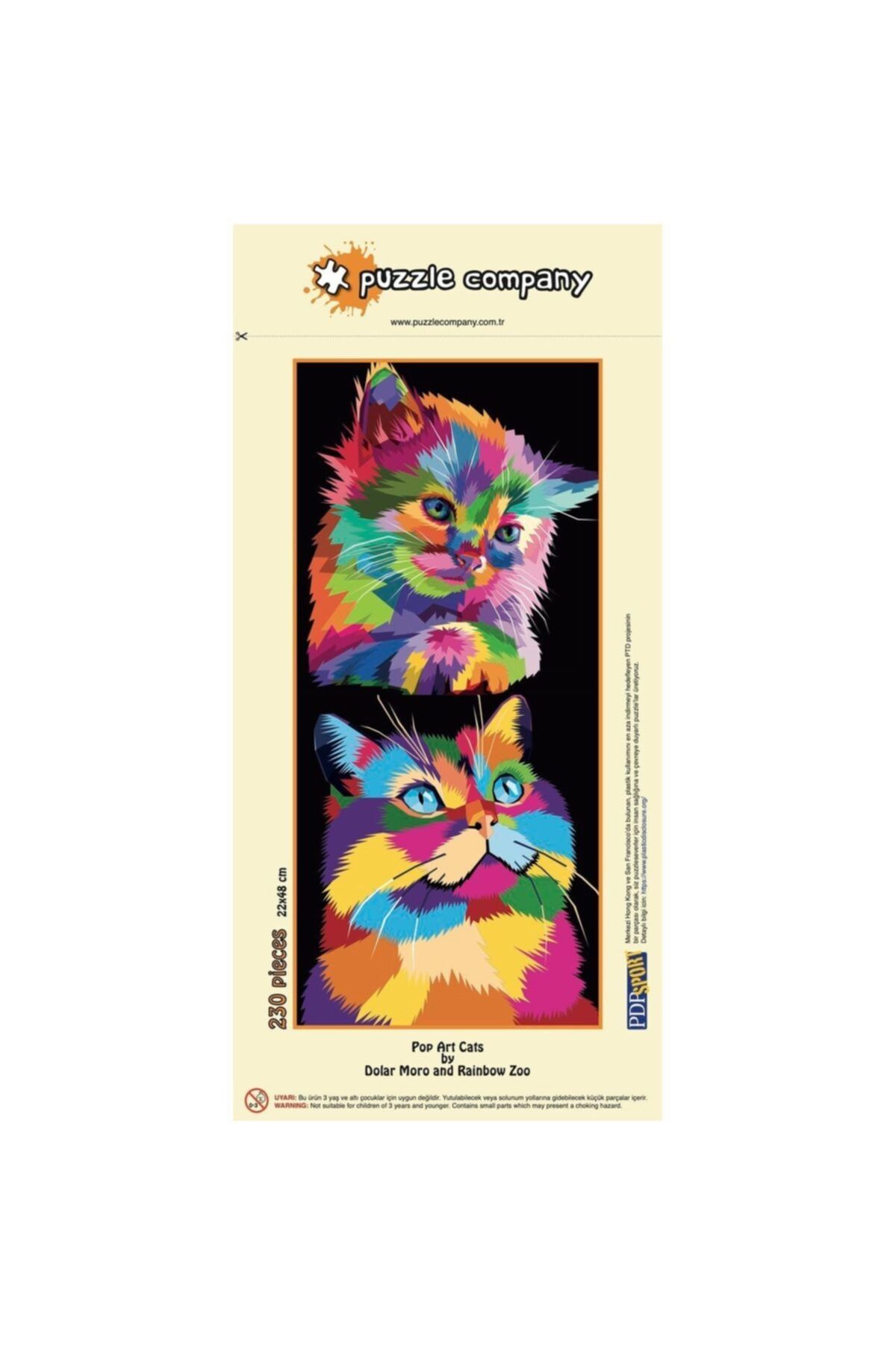 Puzzlecompany Raınbow Cats 230 Parça Puzzle