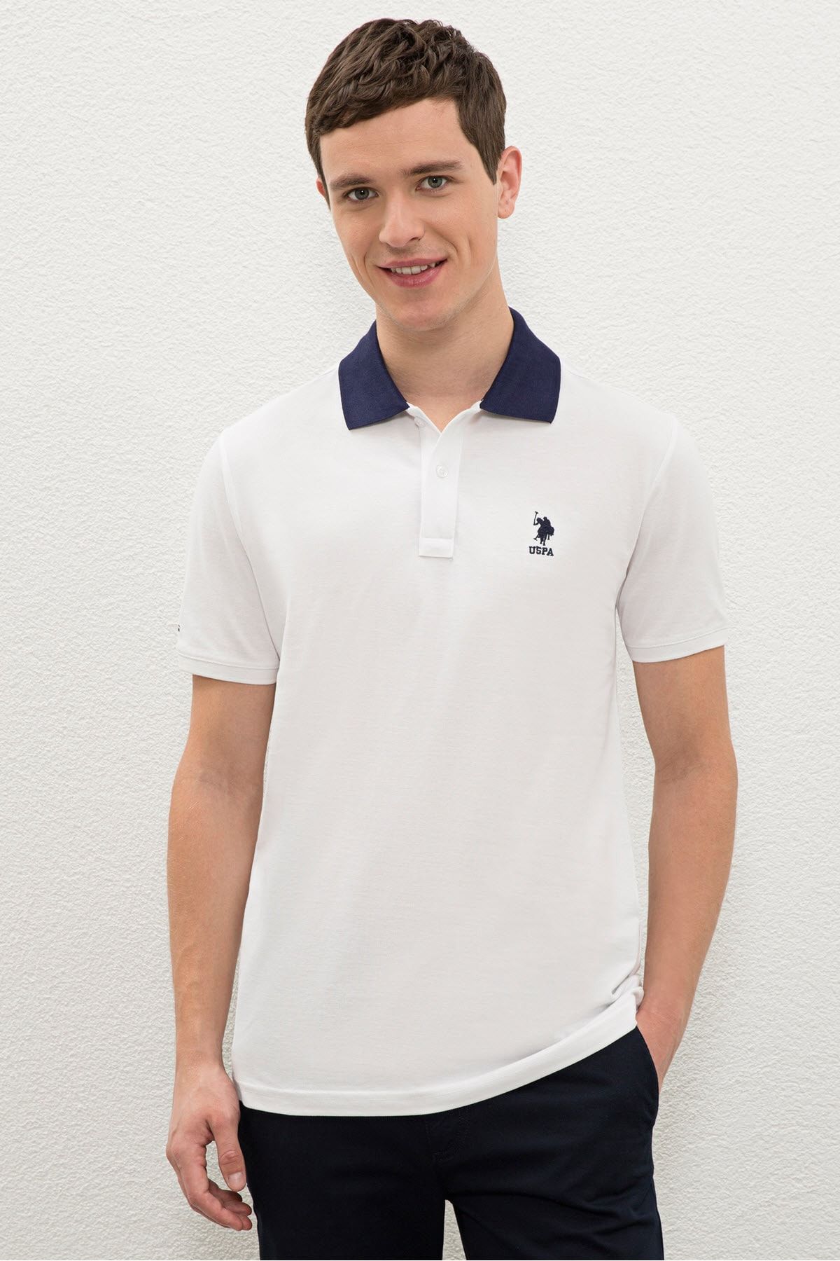 U.S. Polo Assn. Beyaz Erkek T-Shirt