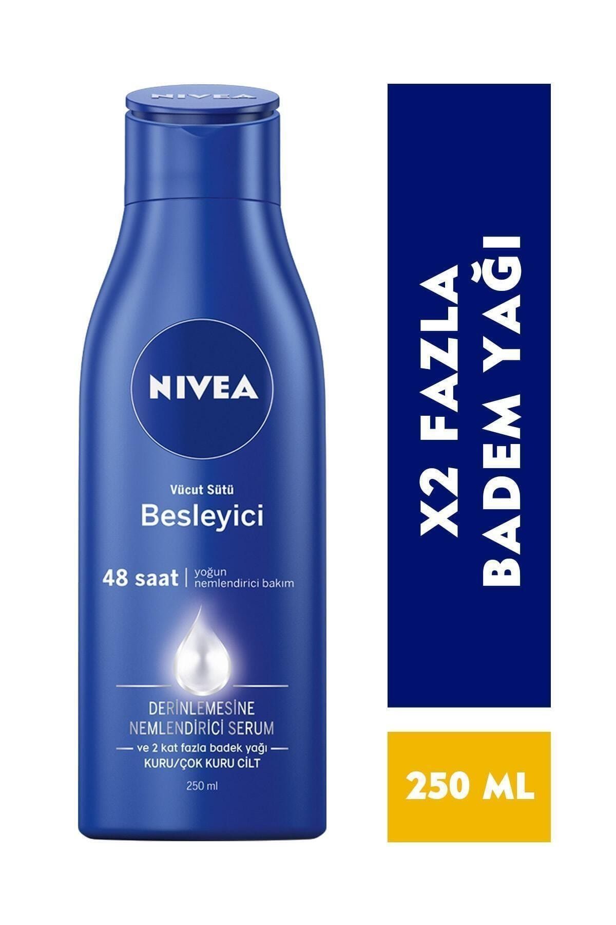 NIVEA Besleyici Vücut Sütü (YOĞUN NEMLENDİRİCİ BAKIM) 250ml