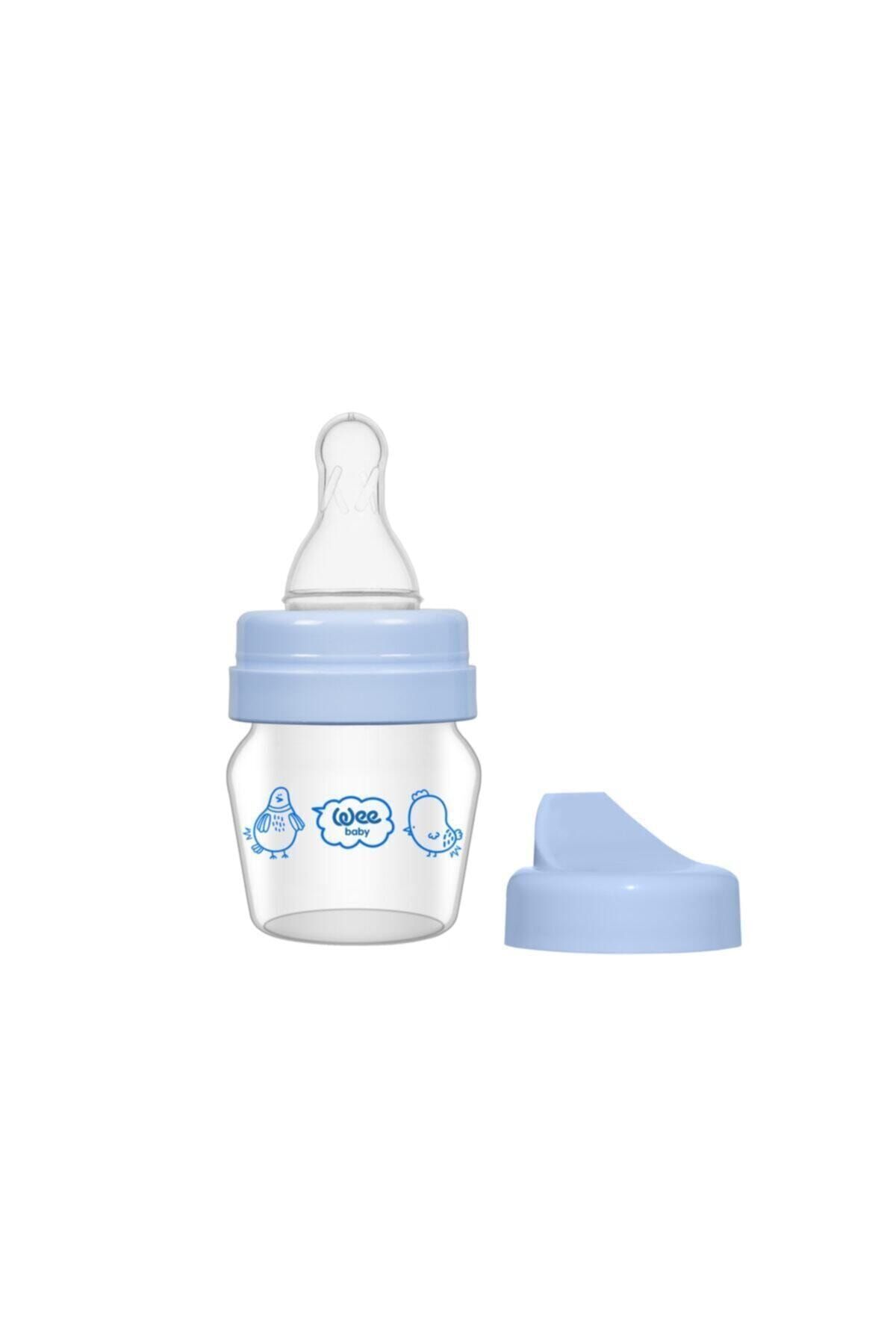 Wee Baby Mini Cam Alıştırma Bardağı Seti 30 ml - Mavi