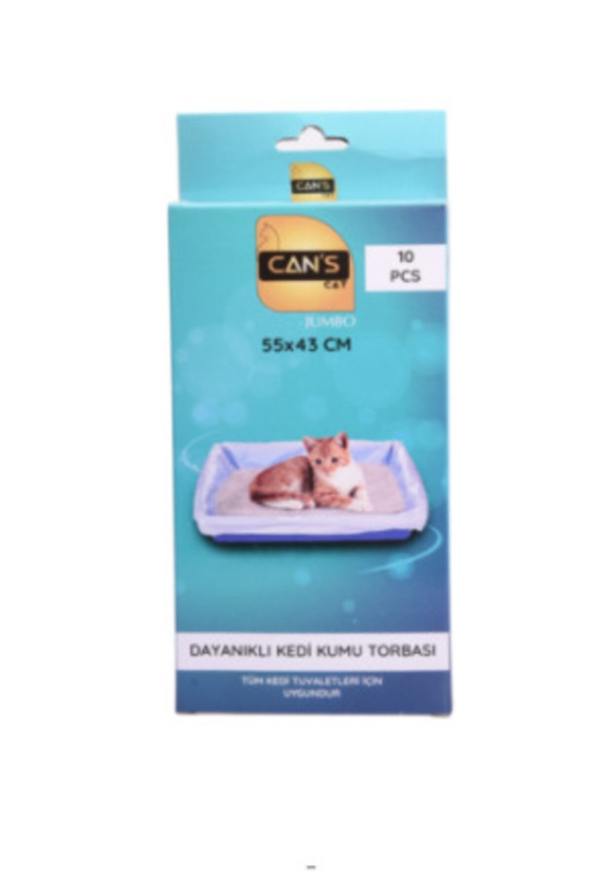 Can's Cat Can's Dayanıklı Kedi Kum Kabı Torbası 10'lu