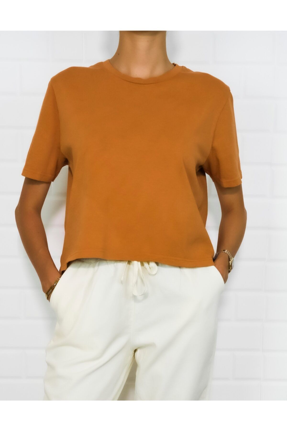 G&MORE boutique Önü Kısa Turuncu Tshirt