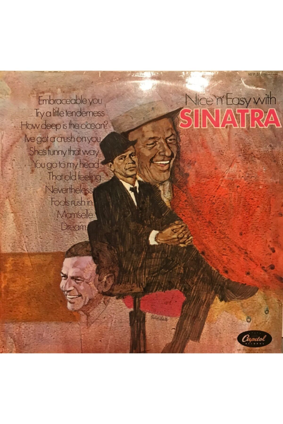 mazi plak Frank Sinatra - Nice'n Easy With Sinatra Dönem Baskı Lp