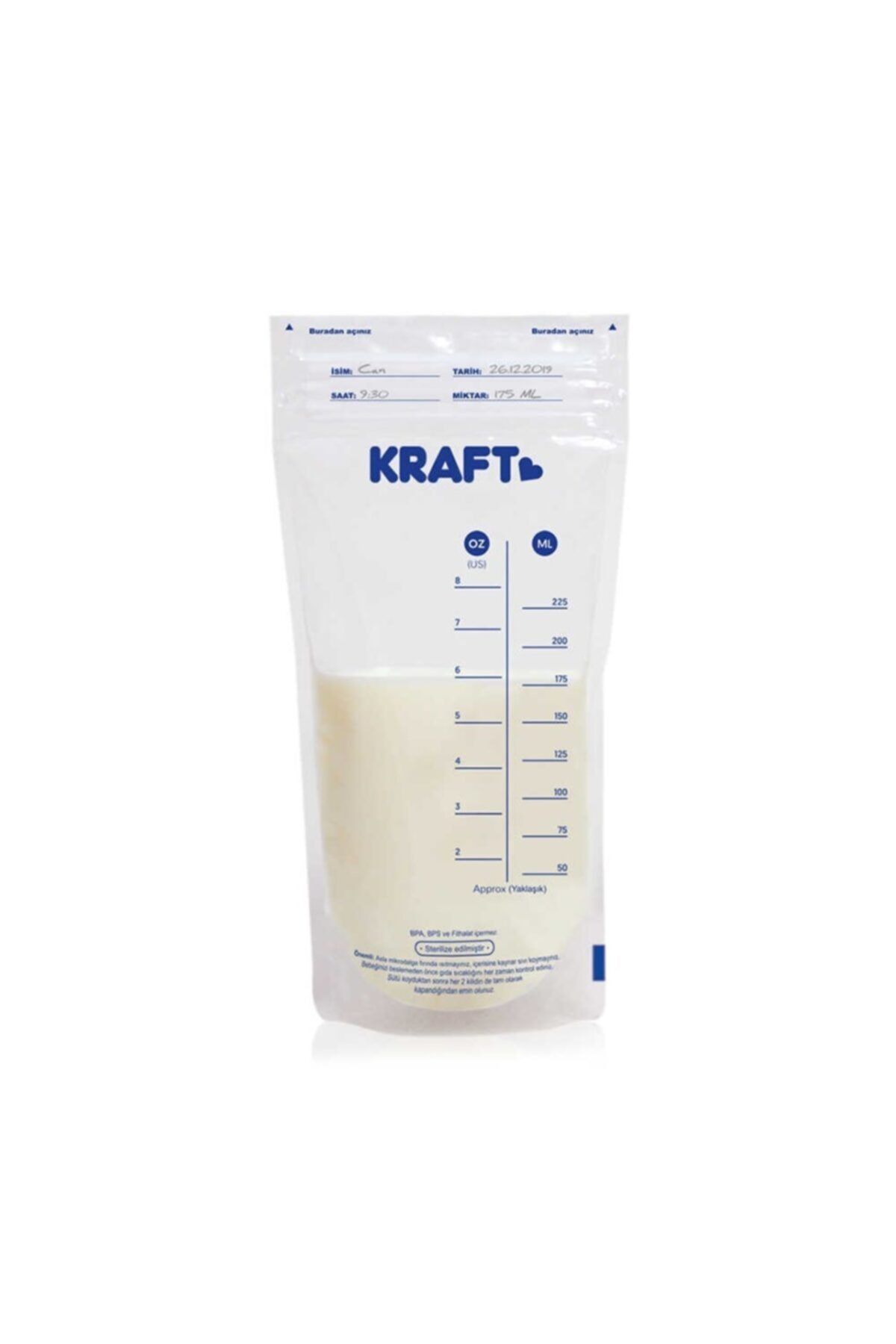 Kraft Süt Saklama Poşeti 30'lu