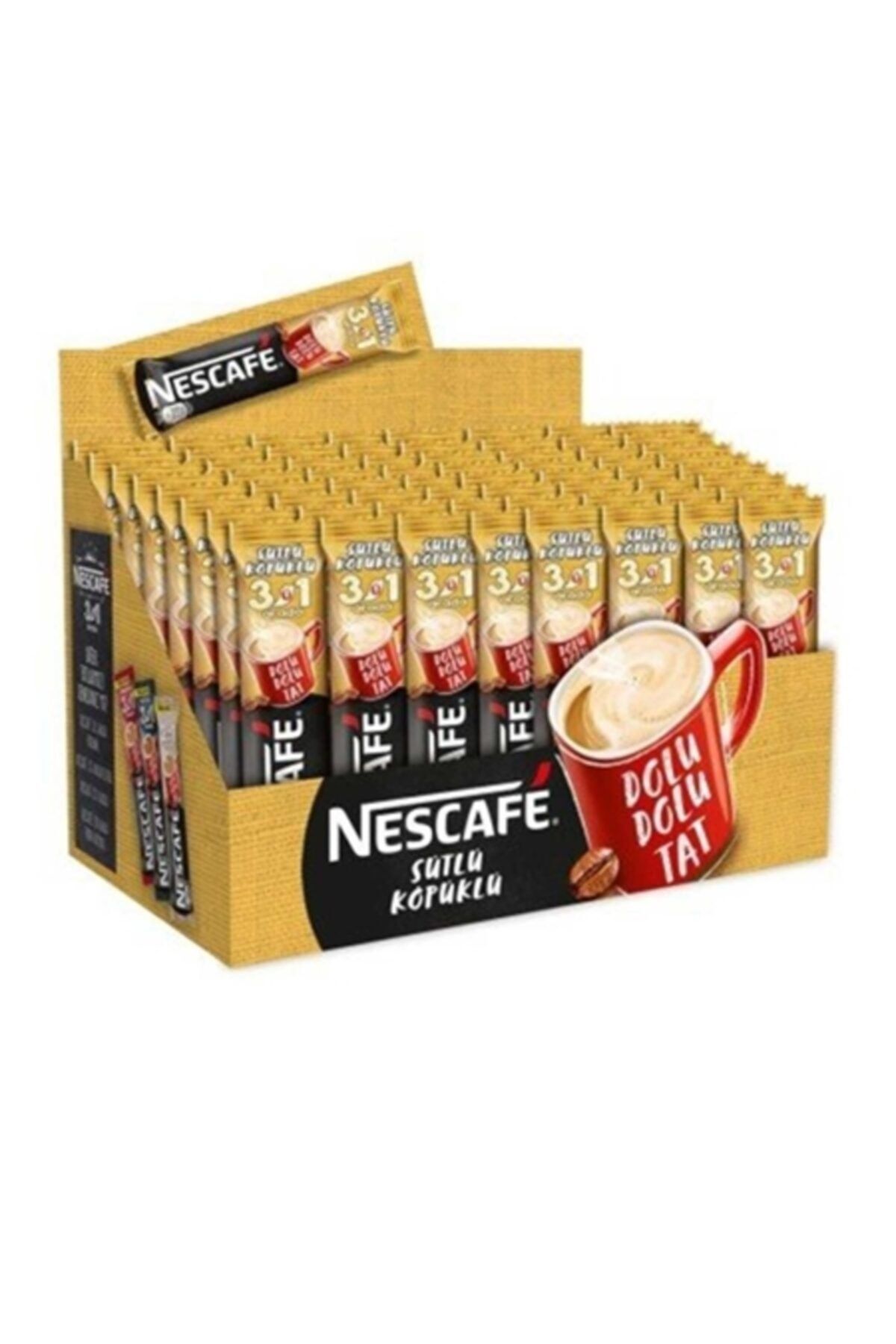 Nestle Nescafe 3ü1 Arada Sütlü Köpüklü Kahve 72 Adet 17,4 Gram 12397895