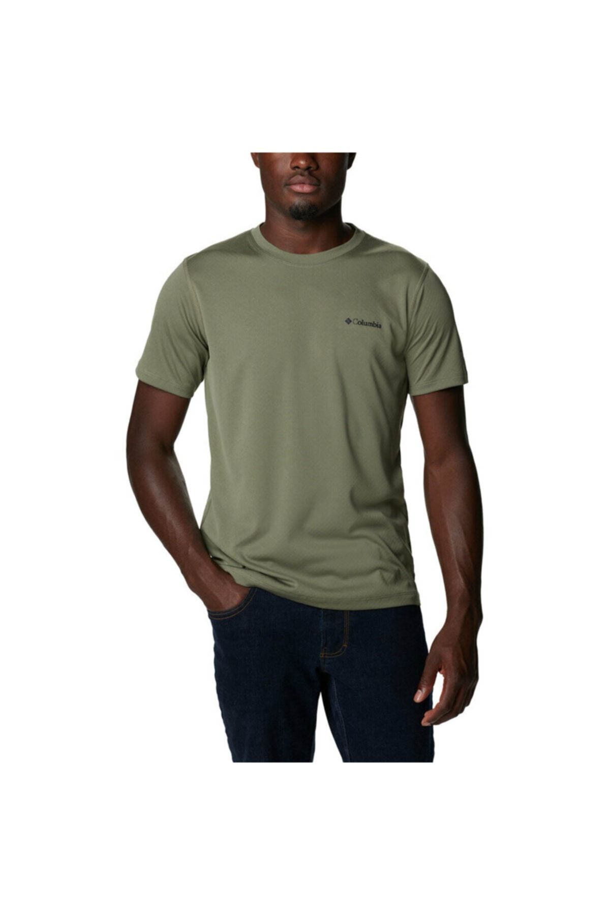 Columbia Erkek Yeşil Zero Rules Kısa Kol T-shirt Am6084-397