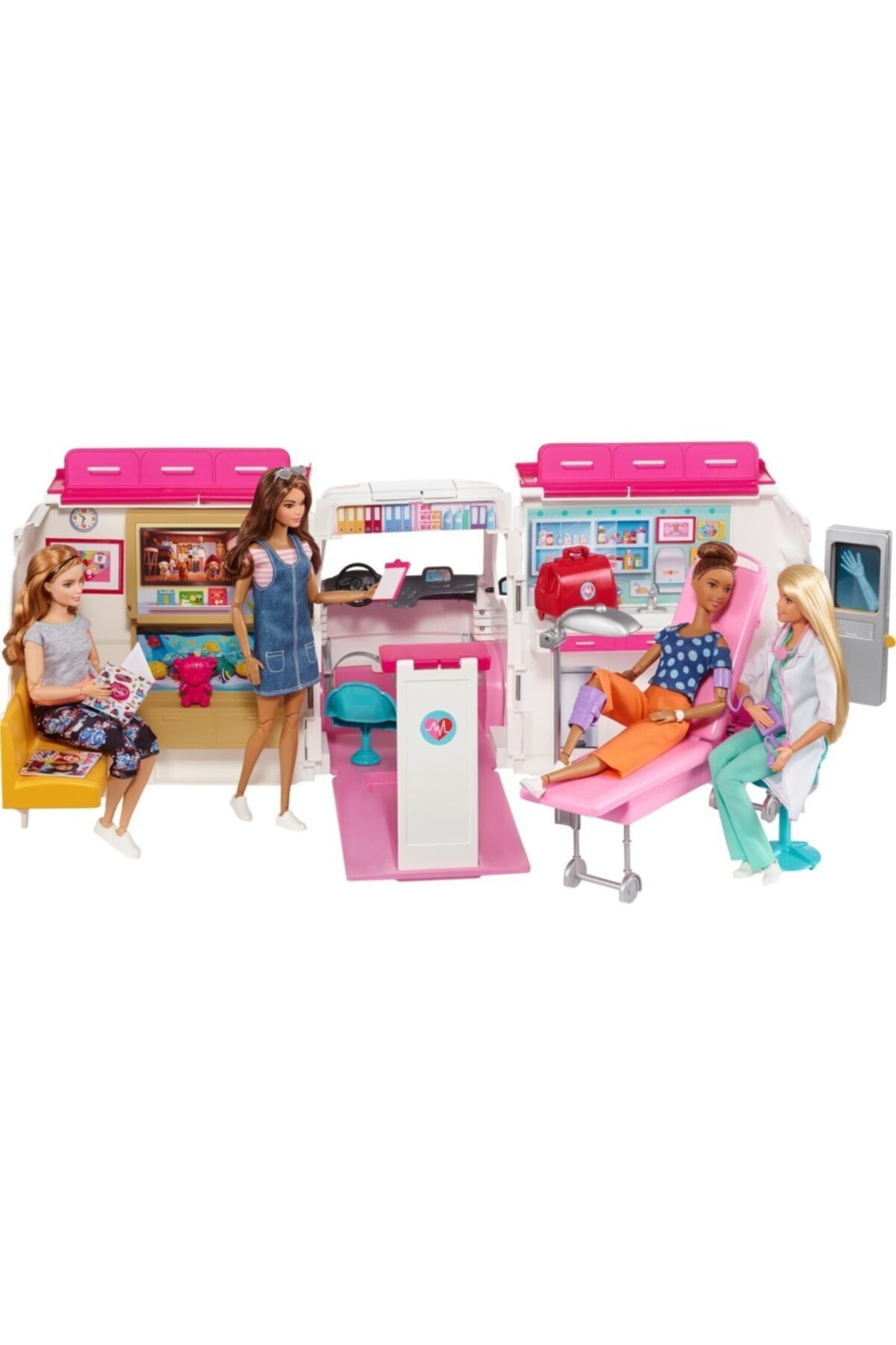 Barbie Barbie'nin Ambulansı Frm19 %100 Lisanslı Orijinal Ürün