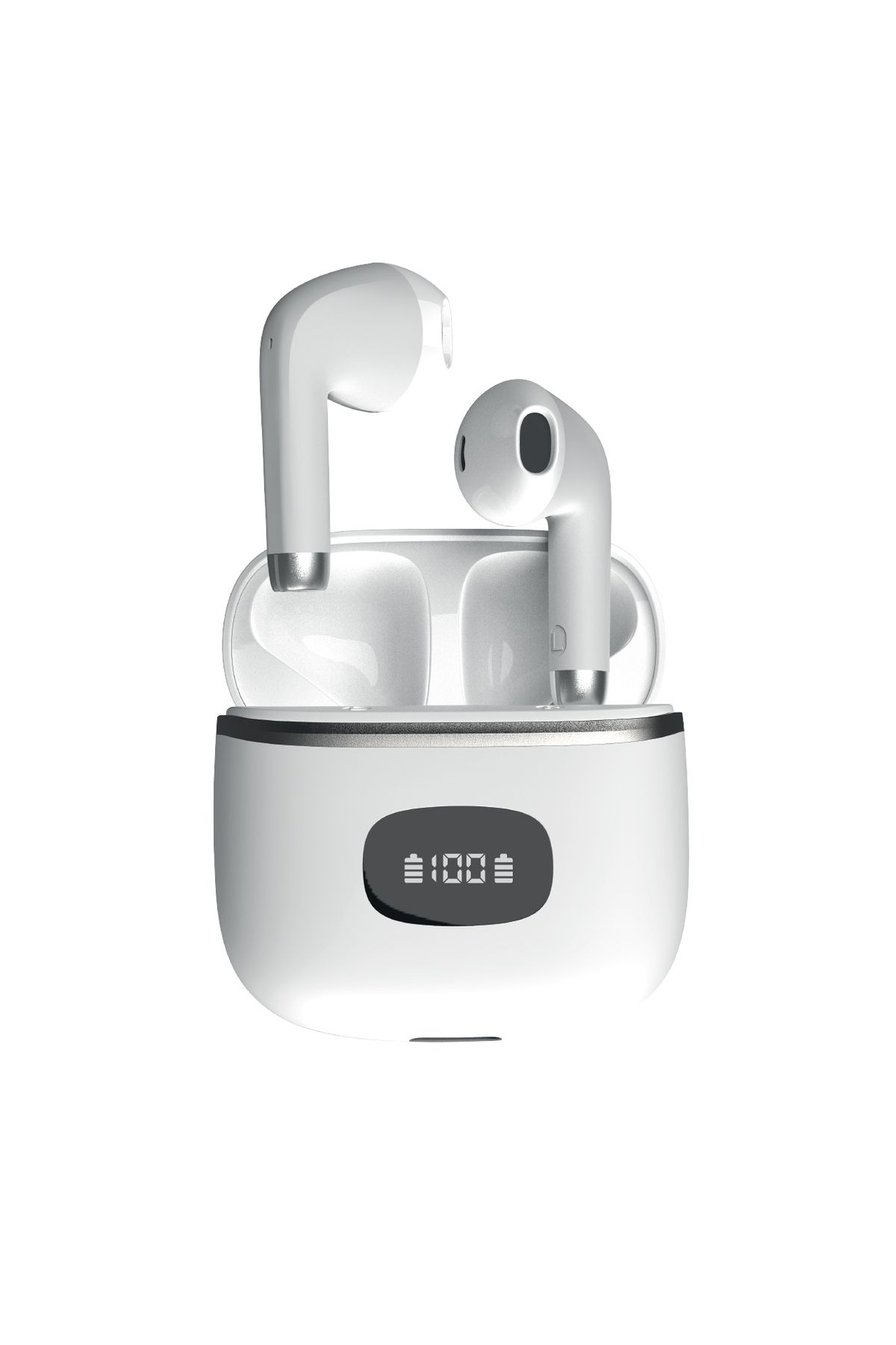Jopus Elegante TWS Dijital Göstergeli Bluetooth Kulaklık Beyaz