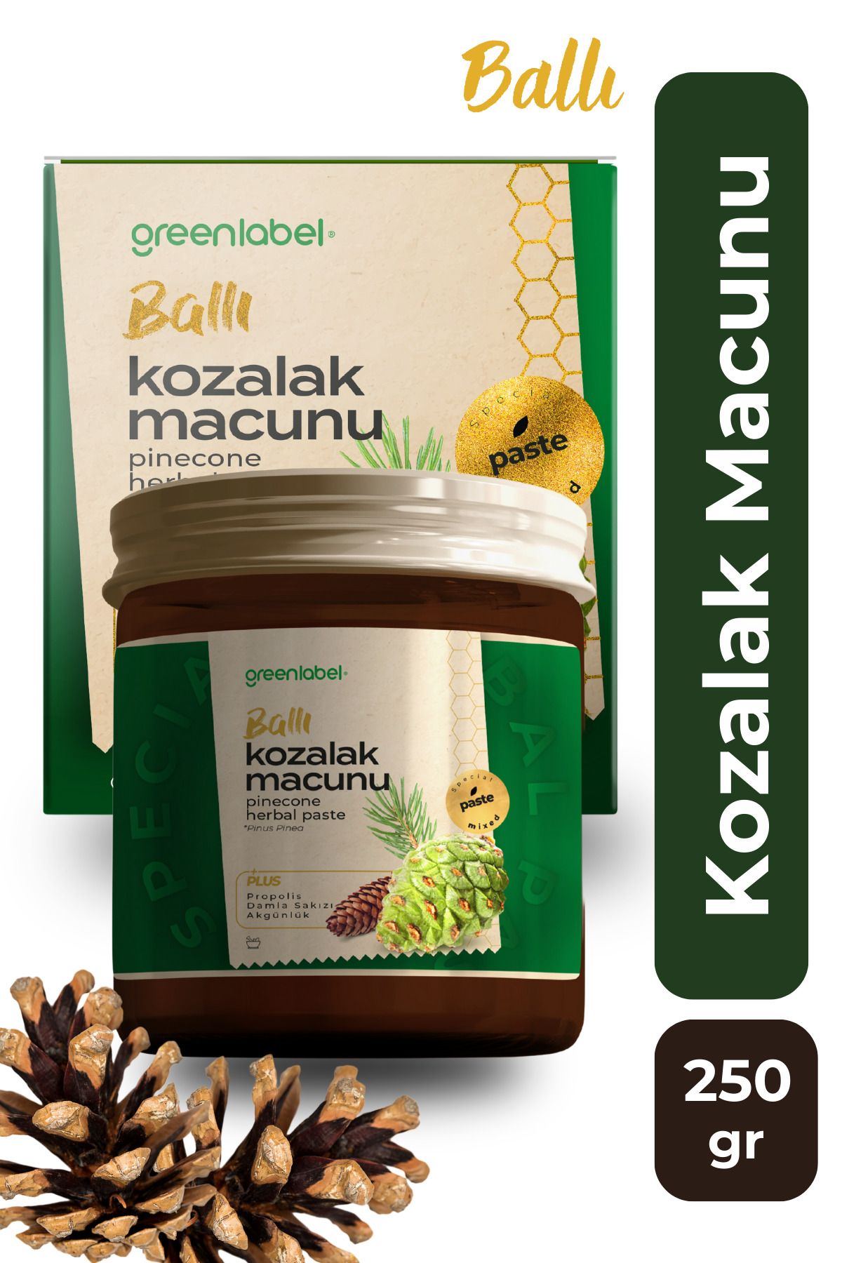 Green Label Greenlabel Çam Kozalak Macunu 250 gr