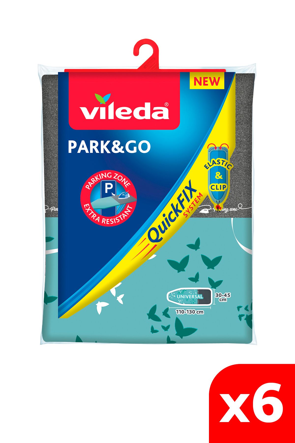 Vileda Universal Ebat 6 Paket Park & Go Ütü Masası Kılıfı