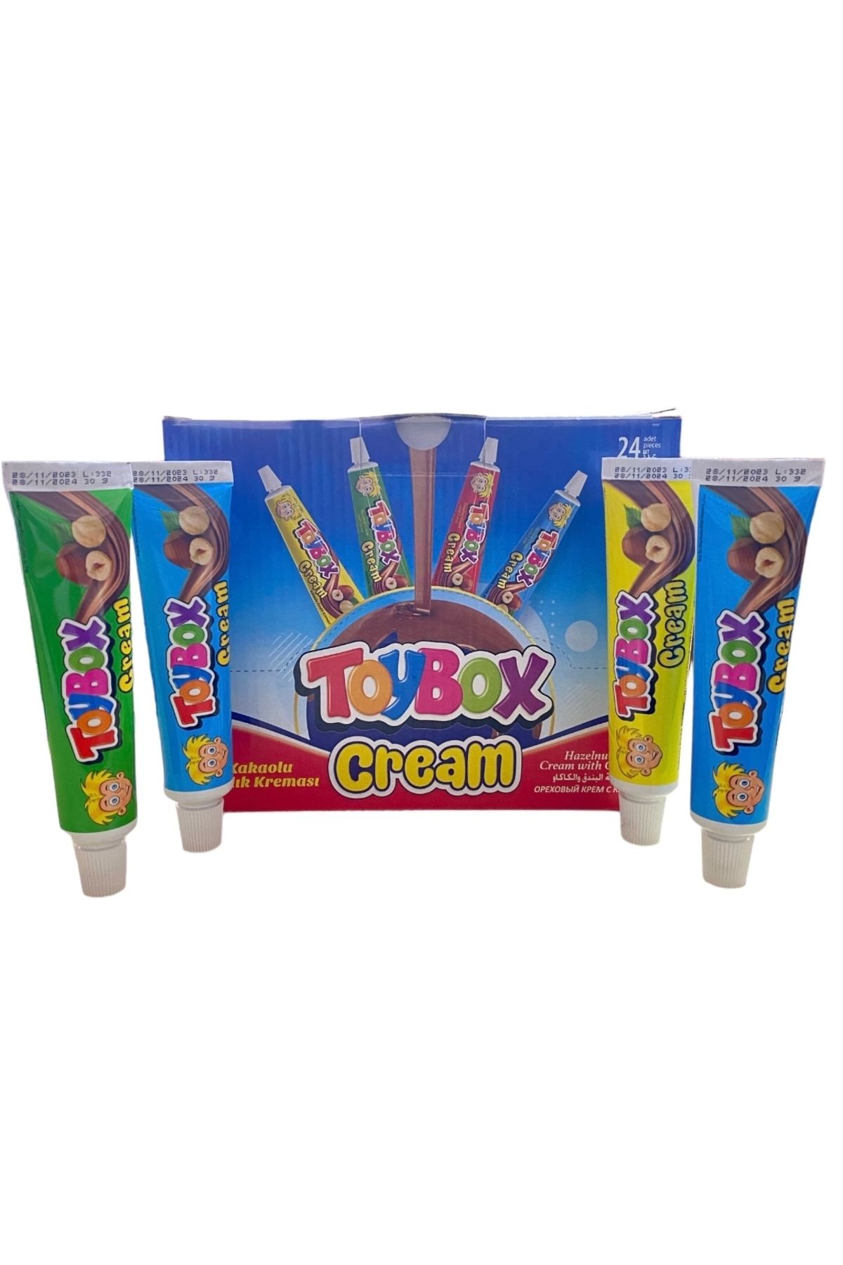 Toybox Cream Tüp Kakolu Fındık Kreması 30grx24adet