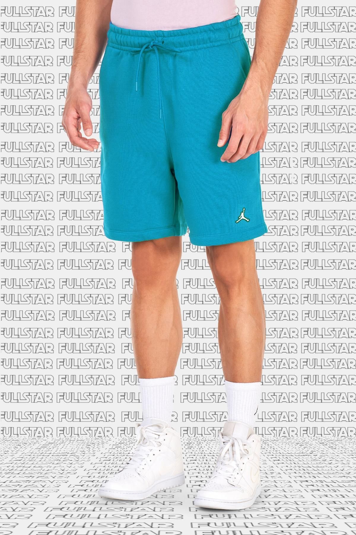 Nike Jordan Brooklyn Fleece Unisex Shorts Şardonlu Kalın Şort Turkuaz