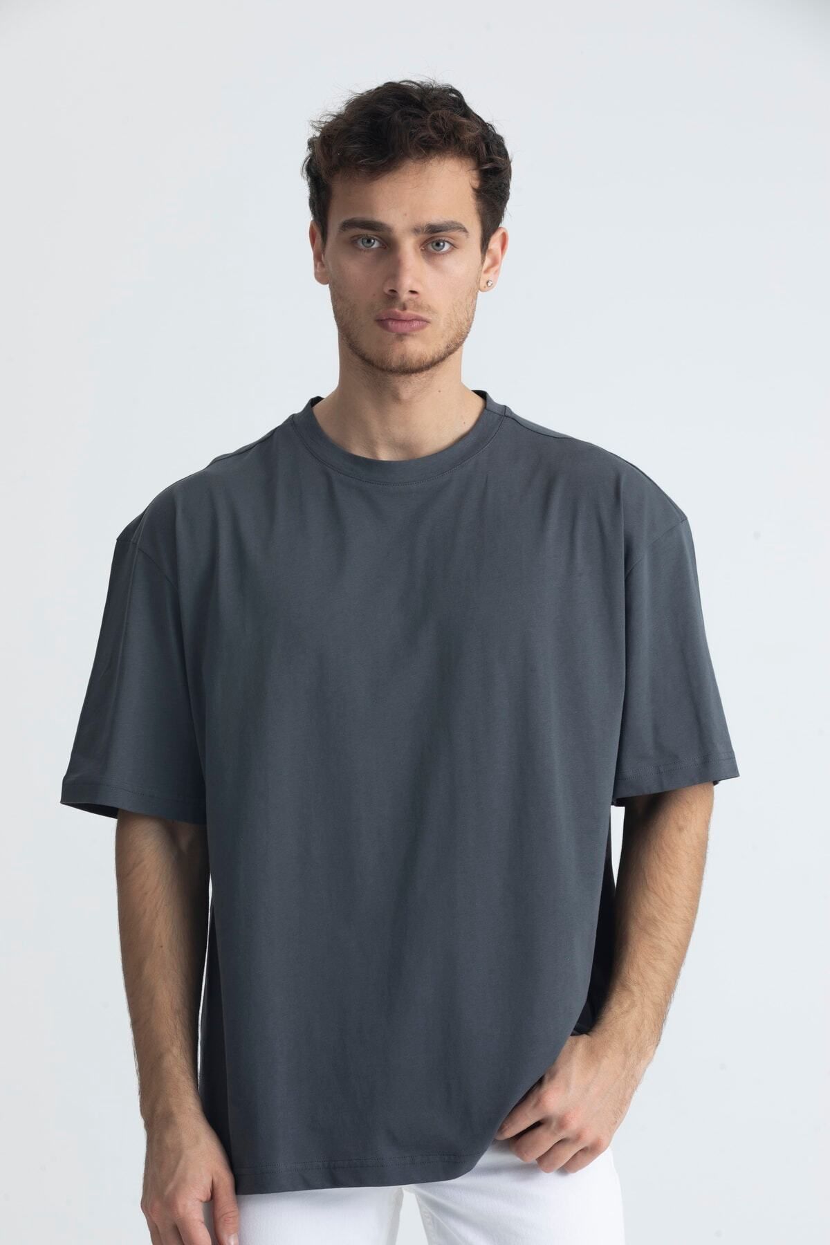 BGK Oversize Basic T-shirt Antrasit