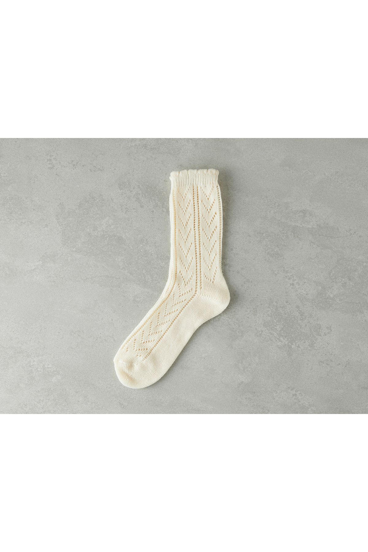 English Home Jade Kadın Soket Çorap Ekru