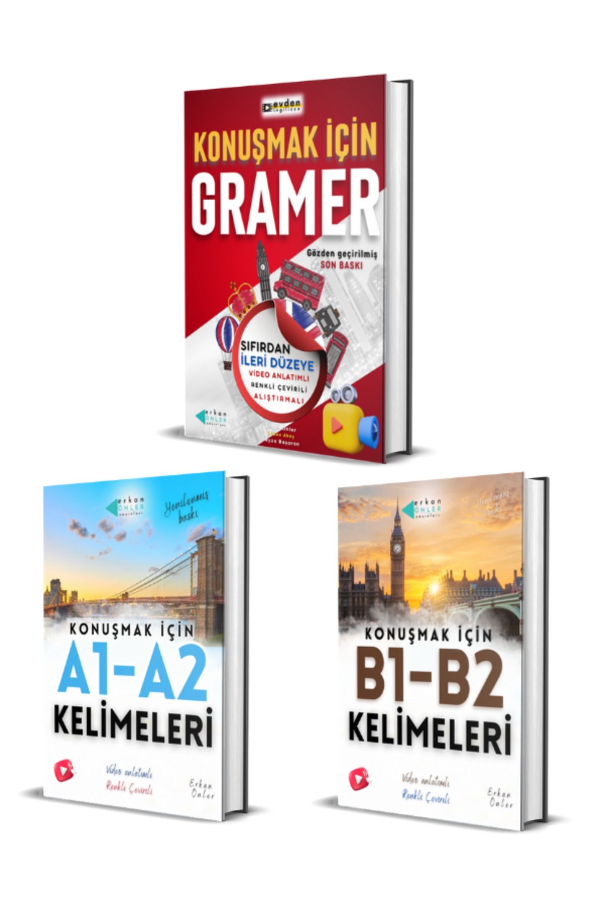 Yazarın Kendi Yayını Erkan Önler Yayınları Ingilizce Kelime Ve Gramer Seti (GRAMER-A-B)