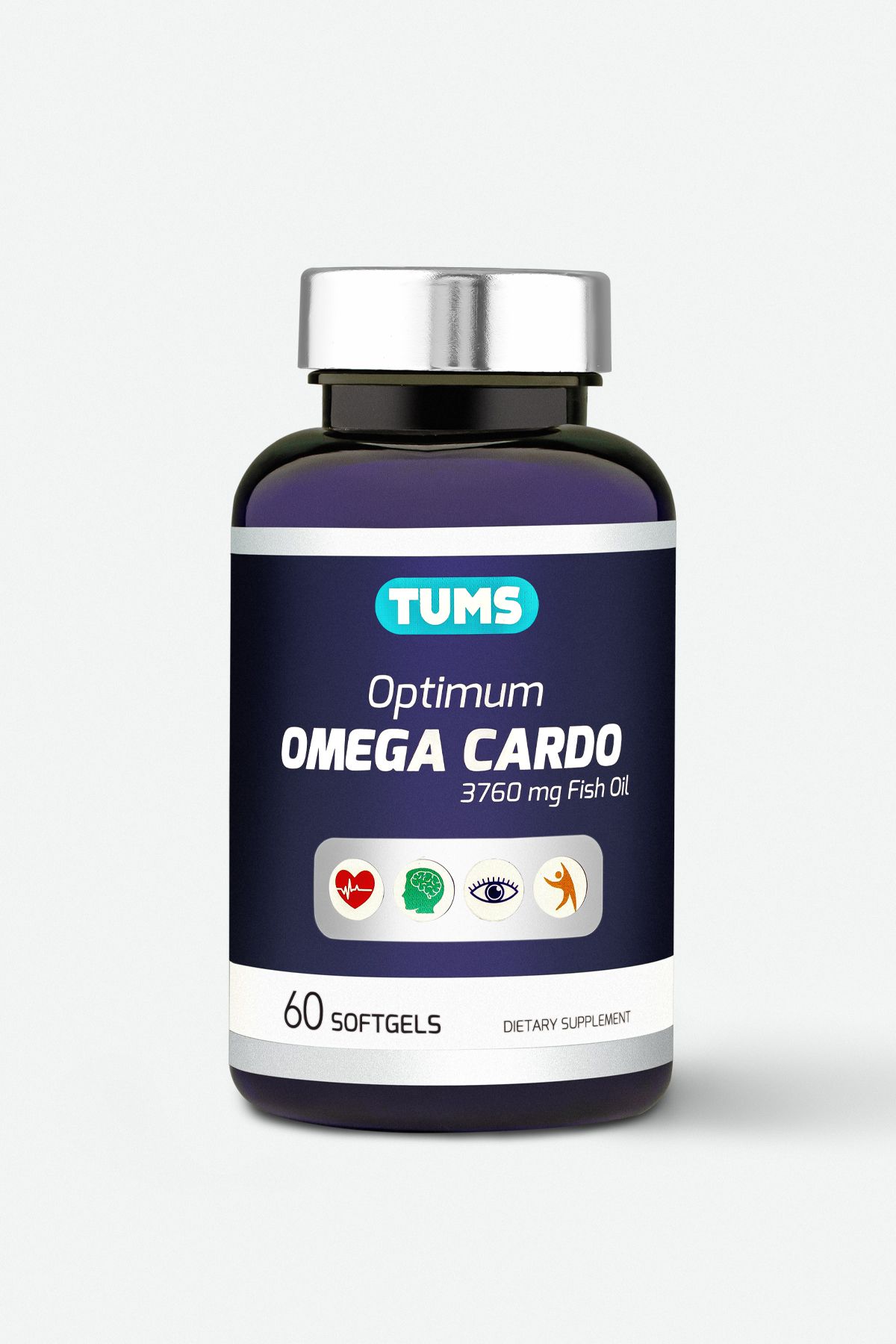 Tums Omega Cardo 1.880 Mg Balık Yağı 1.250 Mg Omega-3 60 Yumuşak Kapsül