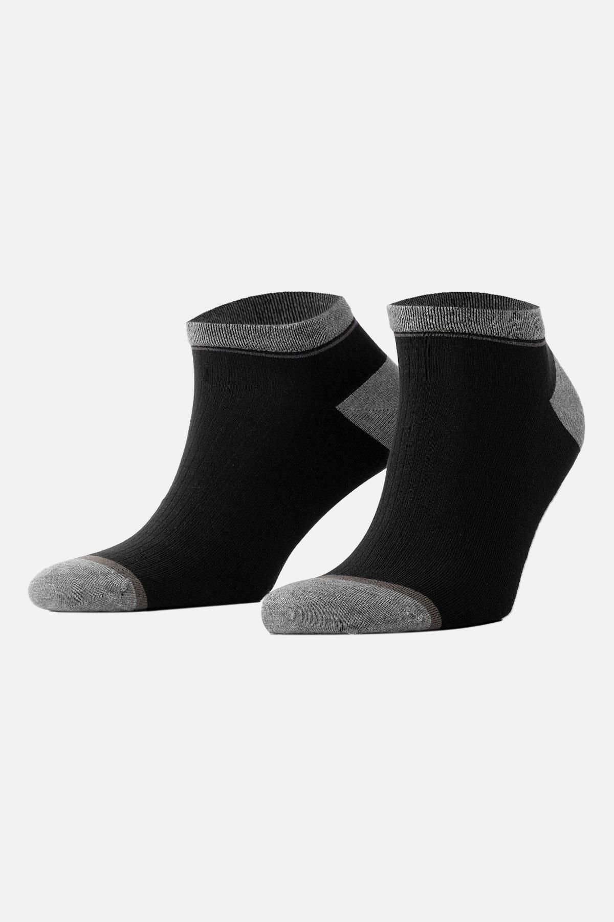 Mısırlı Erkek Modal Siyah Yazlık Patik Çorap M 61201 S