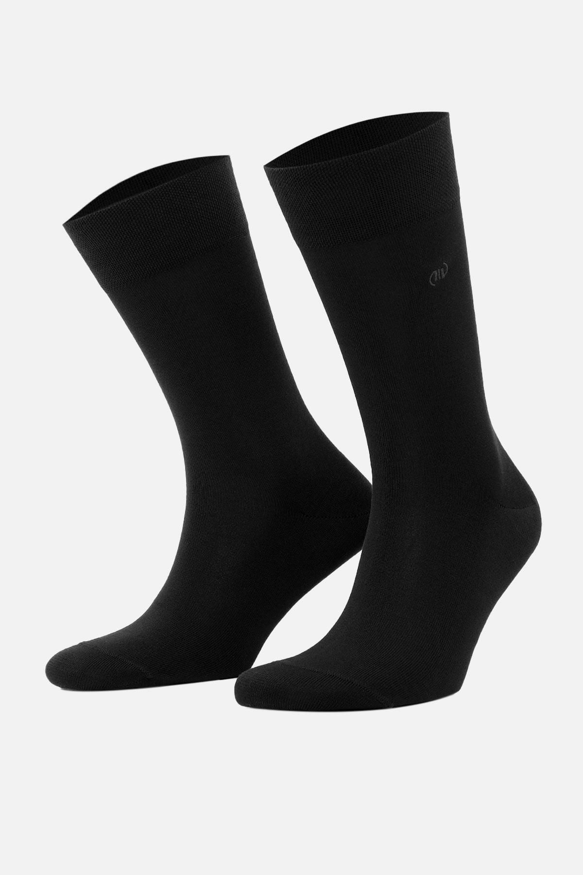 Mısırlı Erkek Merserize Tekli Siyah Soket Çorap M 67000 Si
