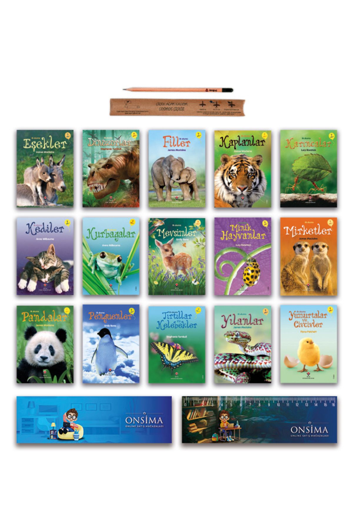 Tübitak Yayınları Popüler Bilim İlk Okuma Kitapları 15 Kitaplık Set - Set 2 (1. Sınıf ve Okul Öncesi)