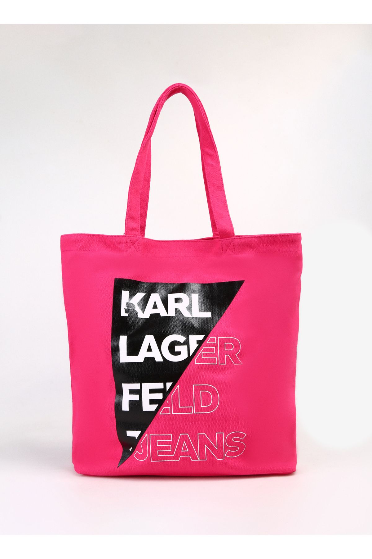 Karl Lagerfeld Jeans Pembe Kadın 46x44x13 cm Omuz Çantası 236J3022184