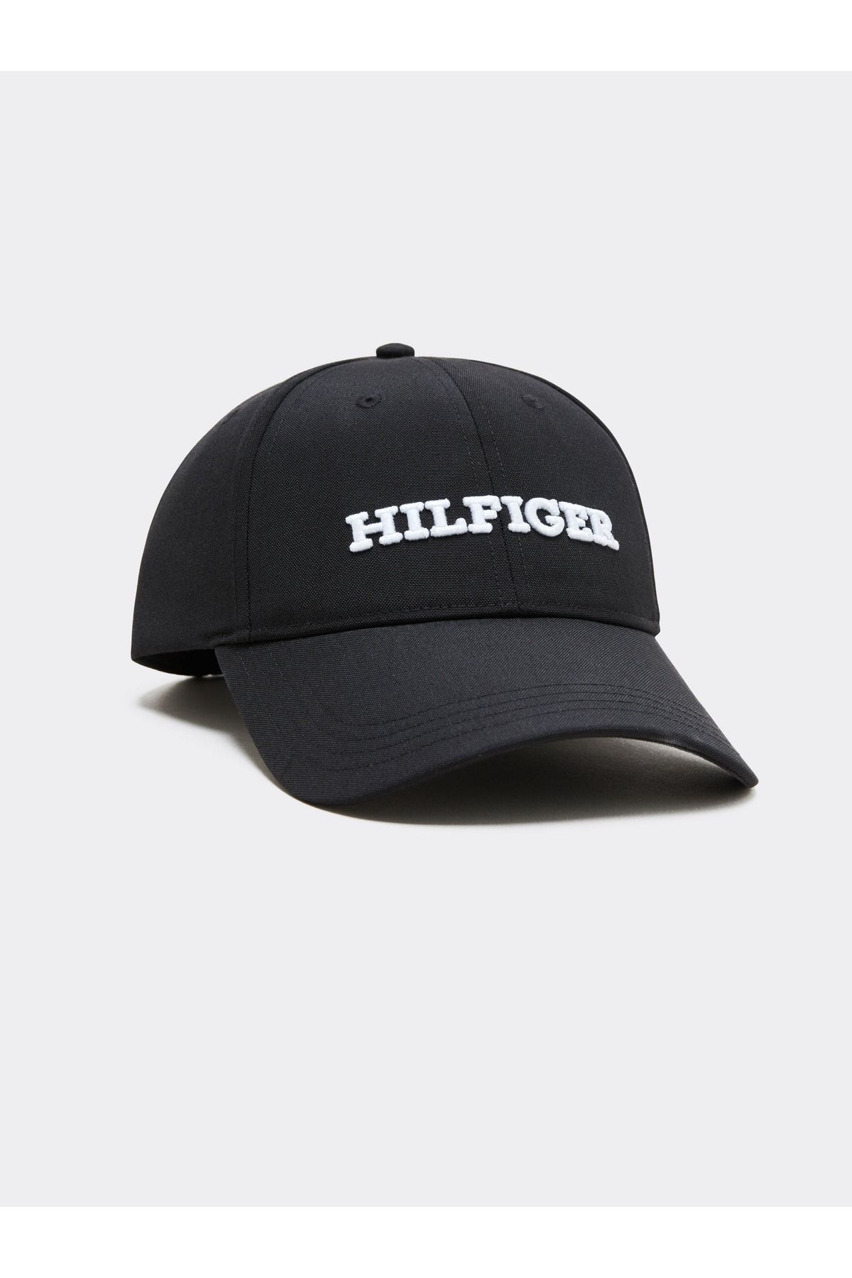 Tommy Hilfiger Erkek Marka Logolu Günlük Kullanım Siyah Spor Şapka AM0AM12043-BDS