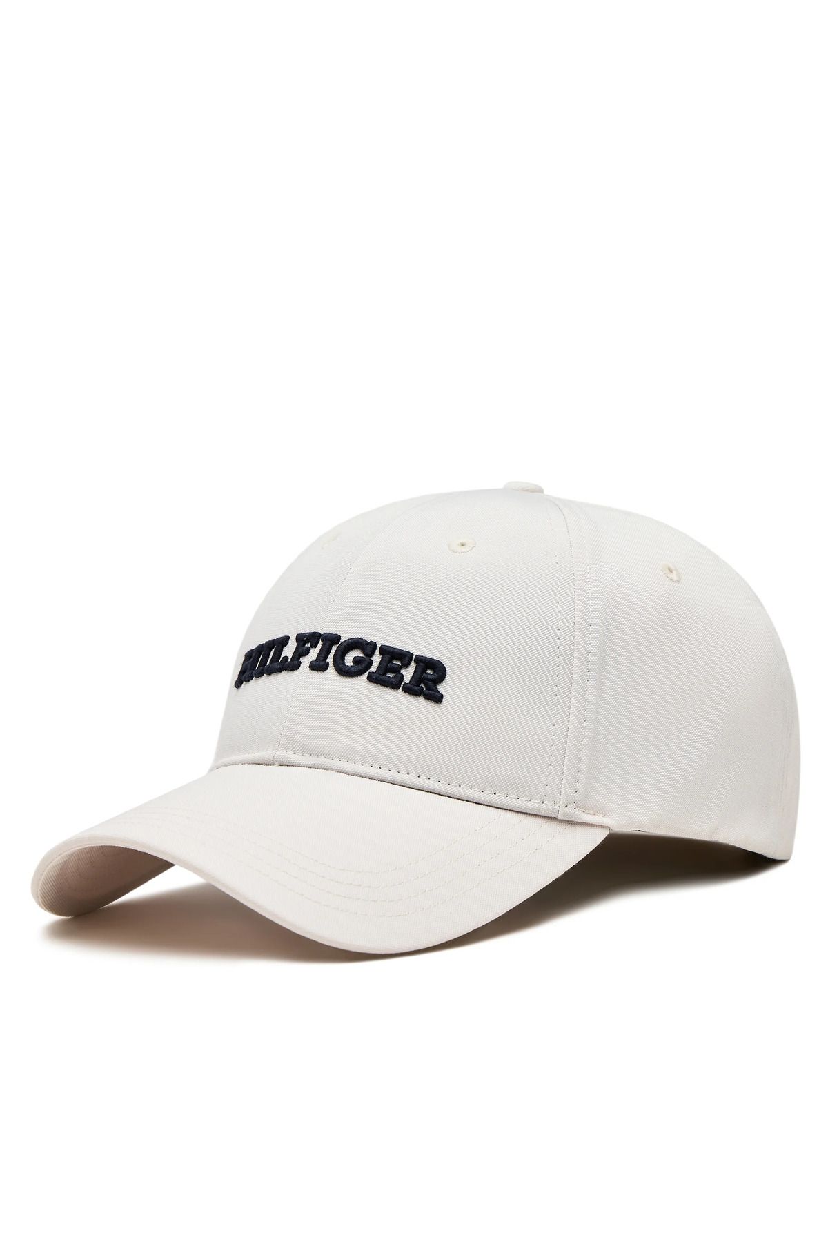 Tommy Hilfiger Erkek Marka Logolu Günlük Kullanım Ekru Spor Şapka AM0AM12043-PQT