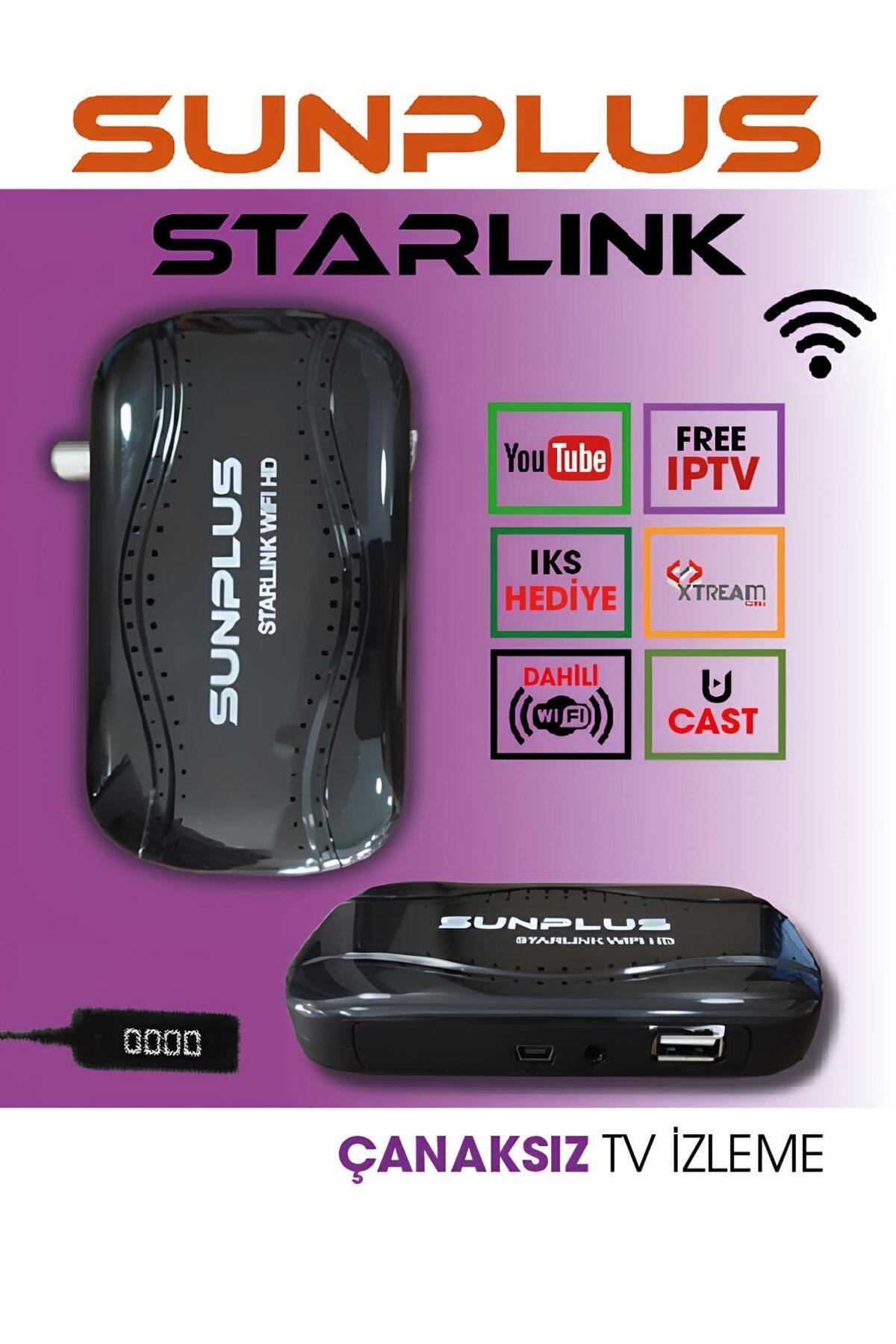 Sunplus Starlink Wifi Hd Uydu ALıcısı