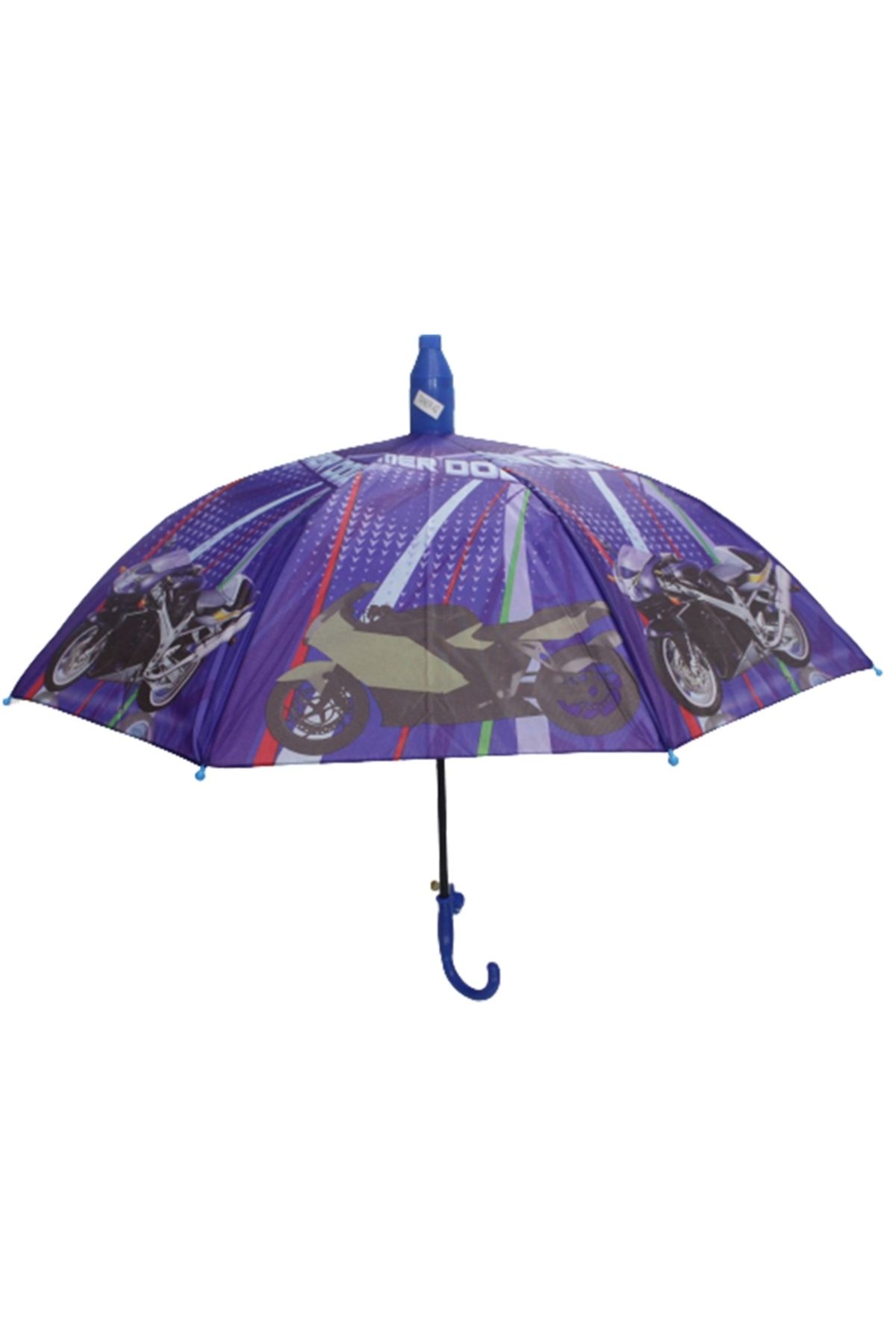 Marlux Bardaklı Korumalı Erkek Çocuk Lacivert Baskılı Şemsiye M21marce7r002