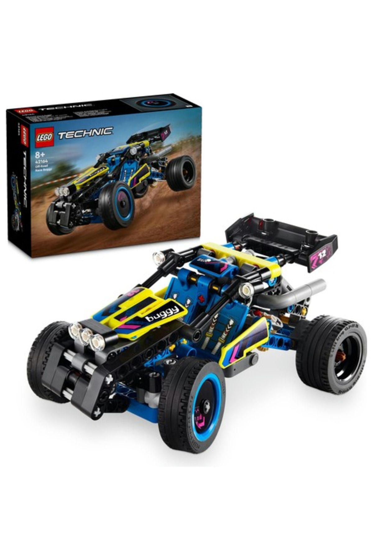 LEGO ® Technic Arazi Yarışı Arabası 42164  - 8 Yaş ve Üzeri İçin Yapım Seti (219 Parça)