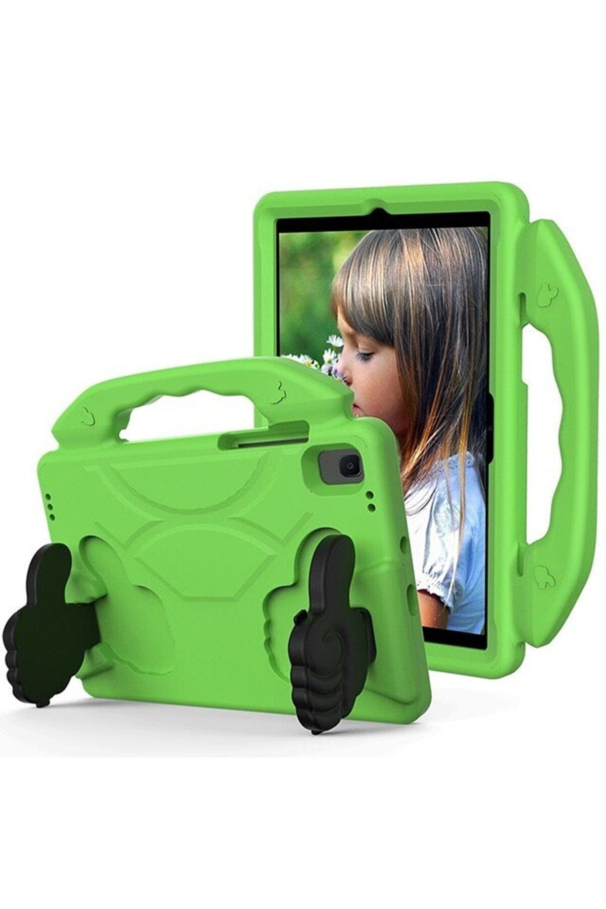 Fibaks Samsung Samsung Tab A 8.0 (2019) T290 T295 Uyumlu Kılıf Standlı Çocuk Tablet Standlı Kılıfı