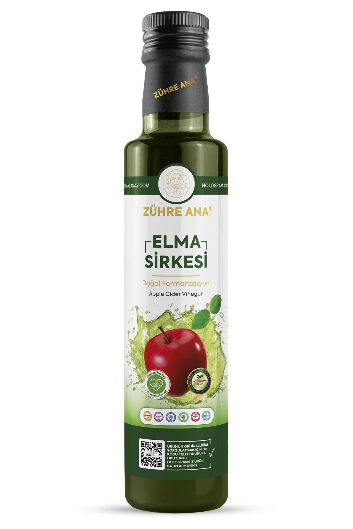 Zühre Ana Elma Sirkesi Doğal Fermantasyon Apple Cider Vinegar 500 Ml