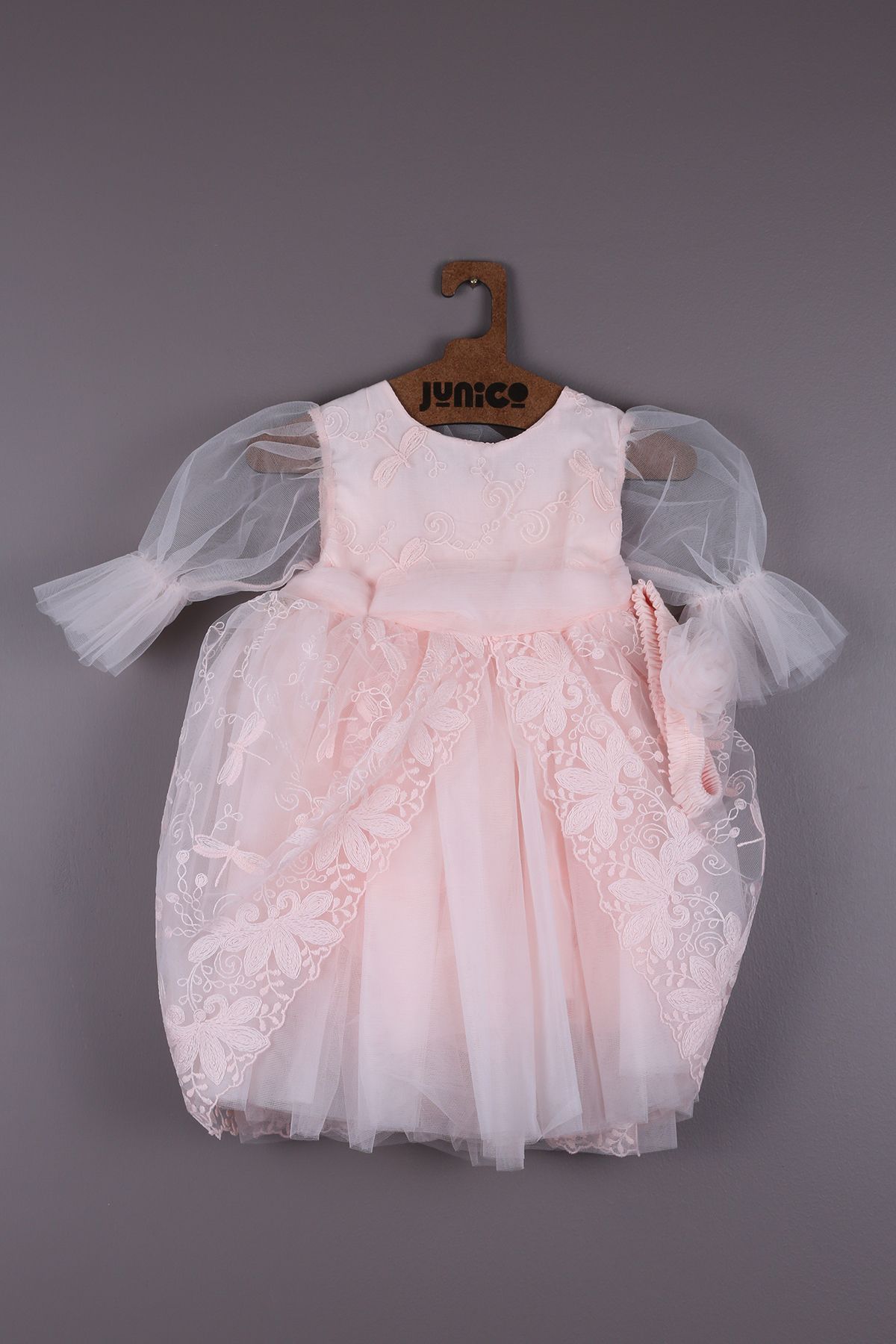 Junico Kız Bebek Taçlı Elbise