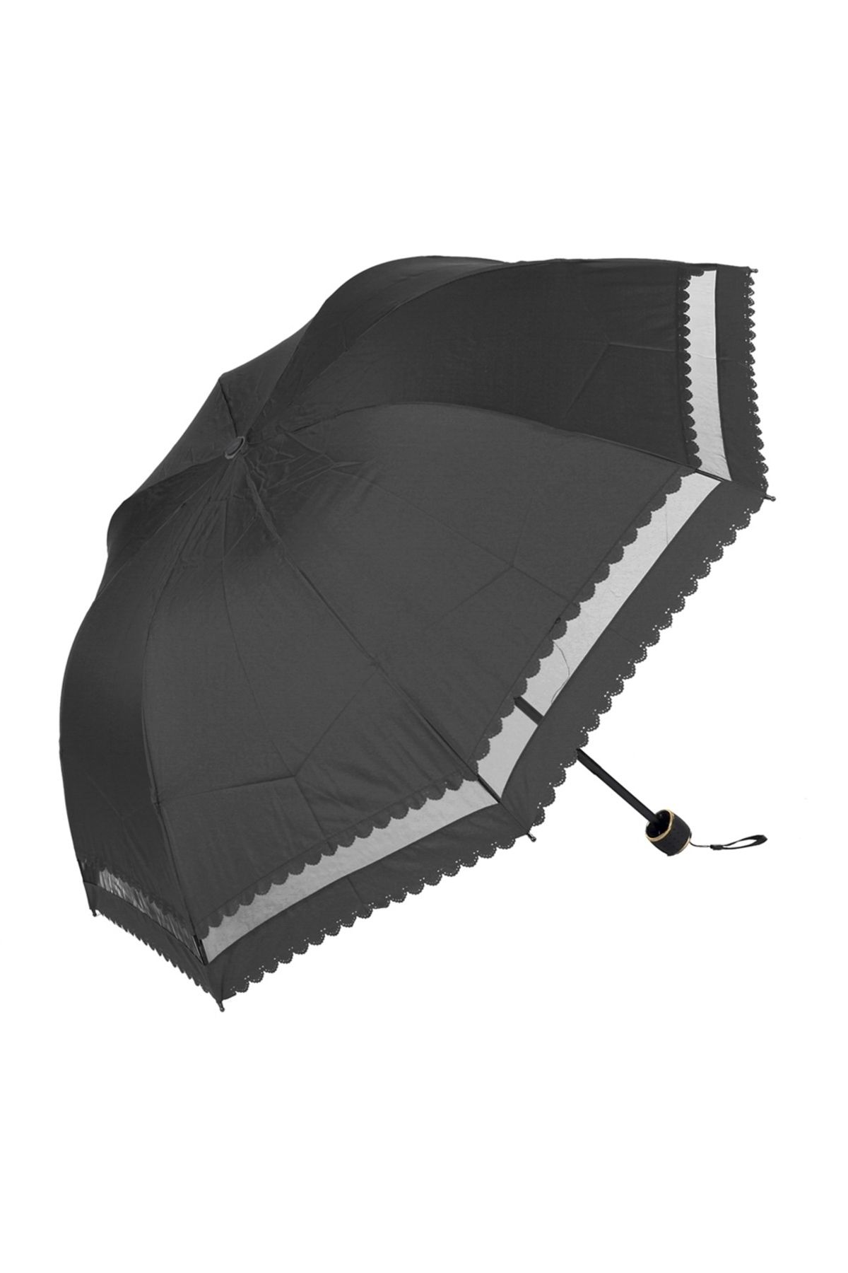 Marlux Siyah Dantelli Kadın Şemsiye M21mar107r001
