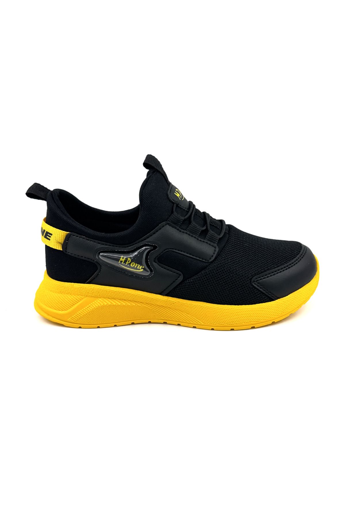 MP 3228 AQUA Siyah Sarı Ortopedik Çocuk Spor Ayakkabı