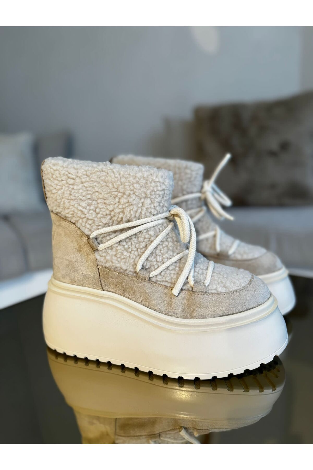 YAHO SHOES BOT Bej