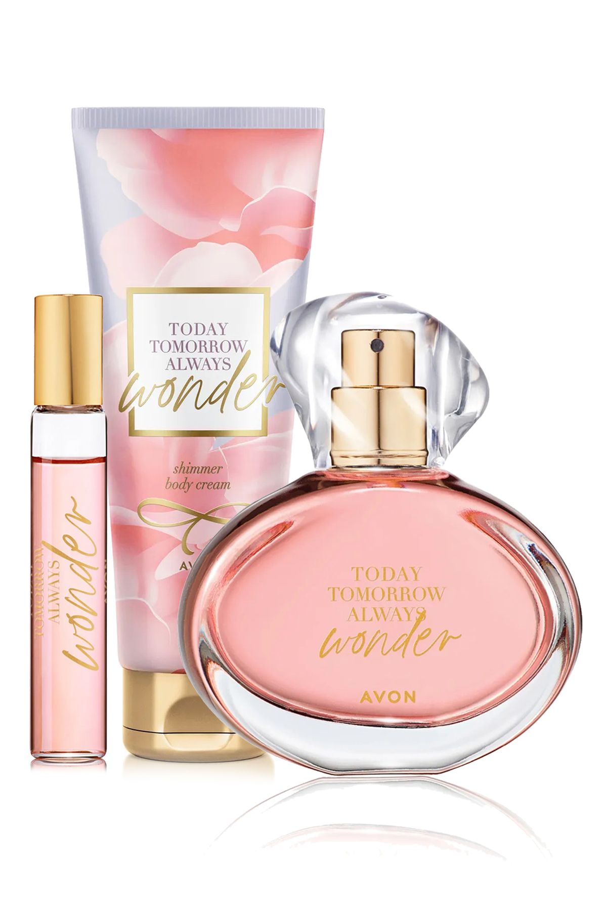 Avon TTA Wonder Kadın Parfüm Edp 50 + 10 Ml. ve Vücut Losyonu Seti