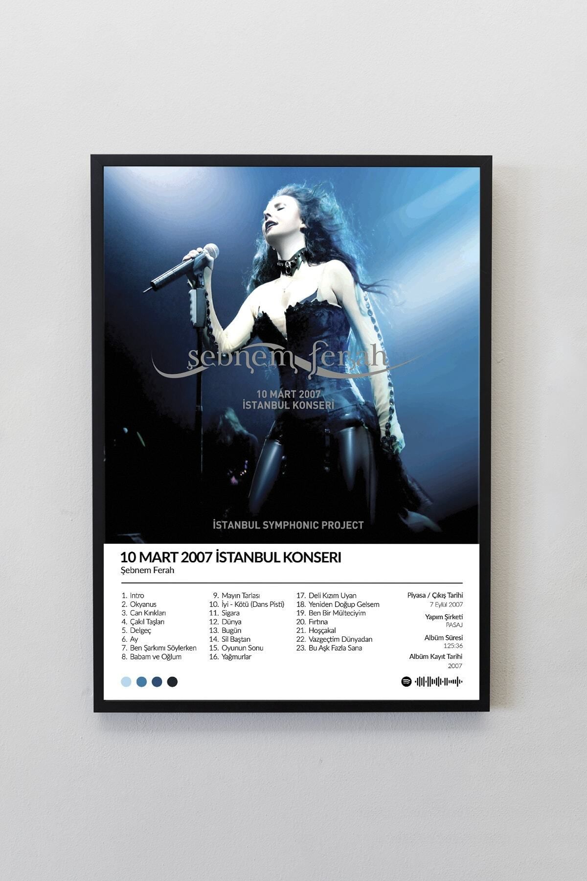 House Gorgeous Şebnem Ferah 10 Mart Istanbul Konseri Albümü Spotify Barkodlu Albüm Poster Tablo