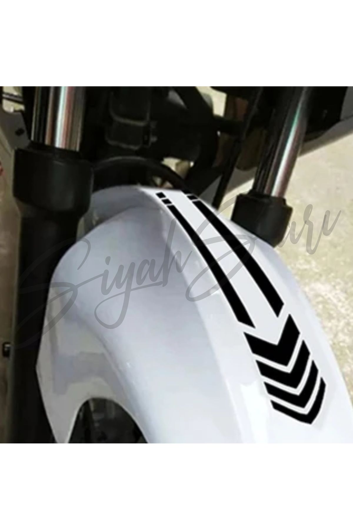 S&S HEDİYELİK EŞYA Motor Ön Teker Şerit 35x6,5 Cm Kask Depo Kapağı Araba Araç Otomobil Motorsiklet Sticker