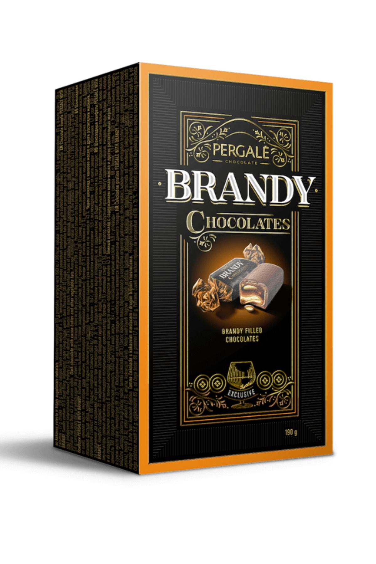 Pergale Brandy Likörlü Bitter Çikolatalı 190g