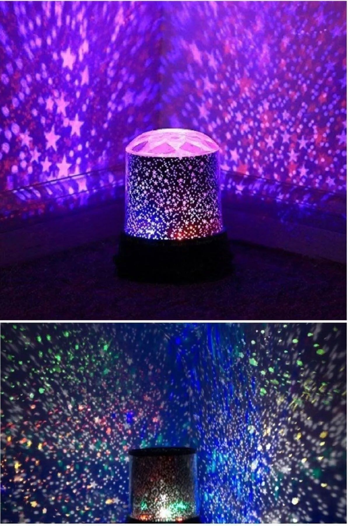 İBOVİA Projeksiyon Gece Lambası Yıldızlı Led Lamba