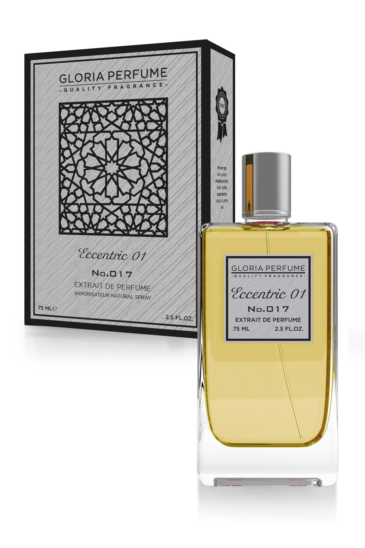 Gloria Perfume Eccentric 01 75 ml Edp Unisex Parfüm