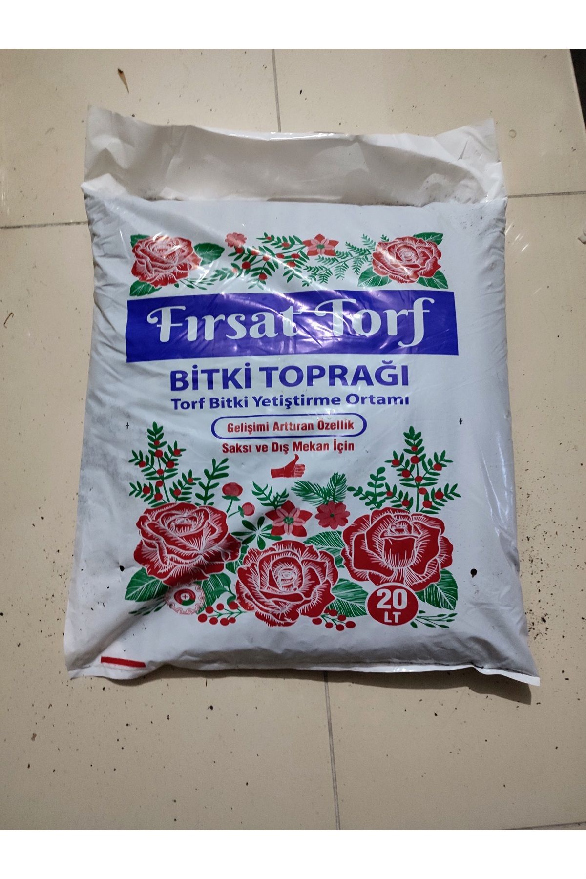 hagiki Bitki Toprağı Torf 20 LT Çiçek Toprağı Çiçek Yetiştirme Saksı Toprağı 20 Litre Toprak