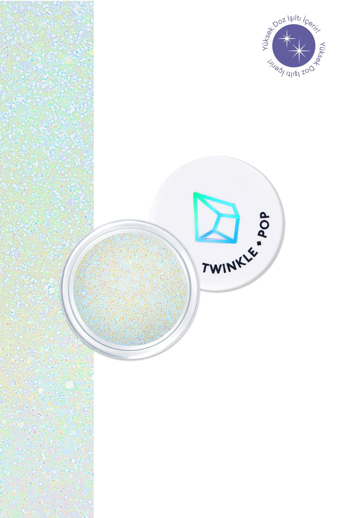 Twinkle Pop Çok Amaçlı Kullanım İçin Yoğun Sim İçerikli Jel Glitter Twinkle Pop Jelly Glitter (#1 Opal Banzzak)