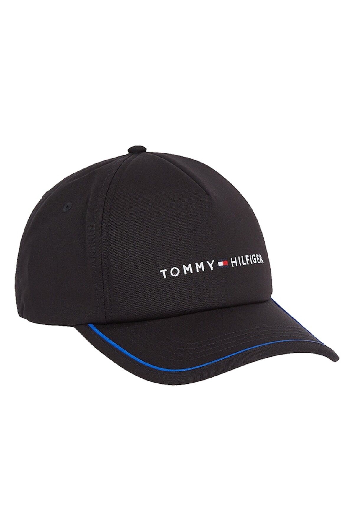 Tommy Hilfiger Erkek Marka Logolu Günlük Kullanım Siyah Spor Şapka AM0AM12039-BDS