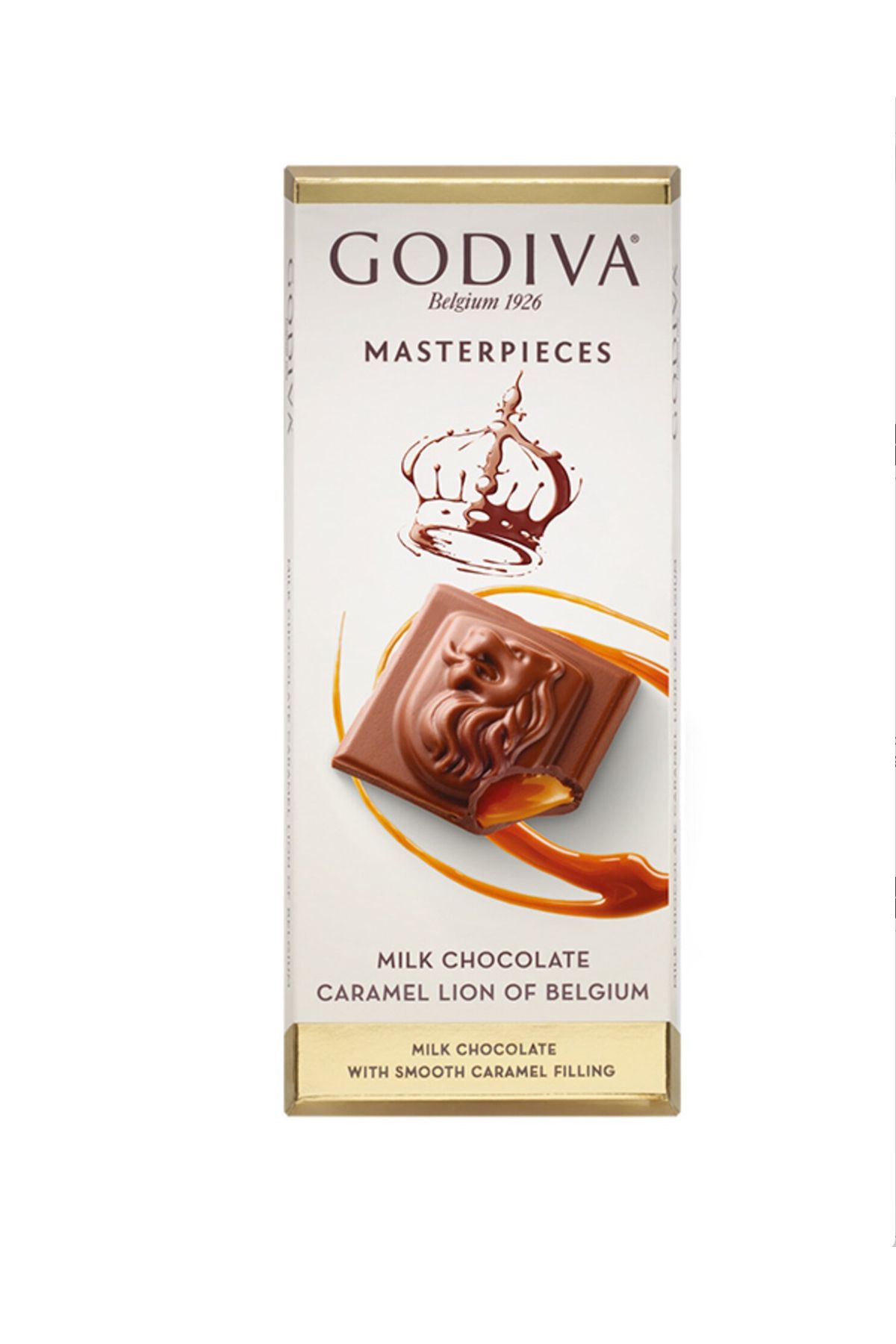 Godiva Süt Karamel Çikolata Tablet Aslan 86 Gr X 2